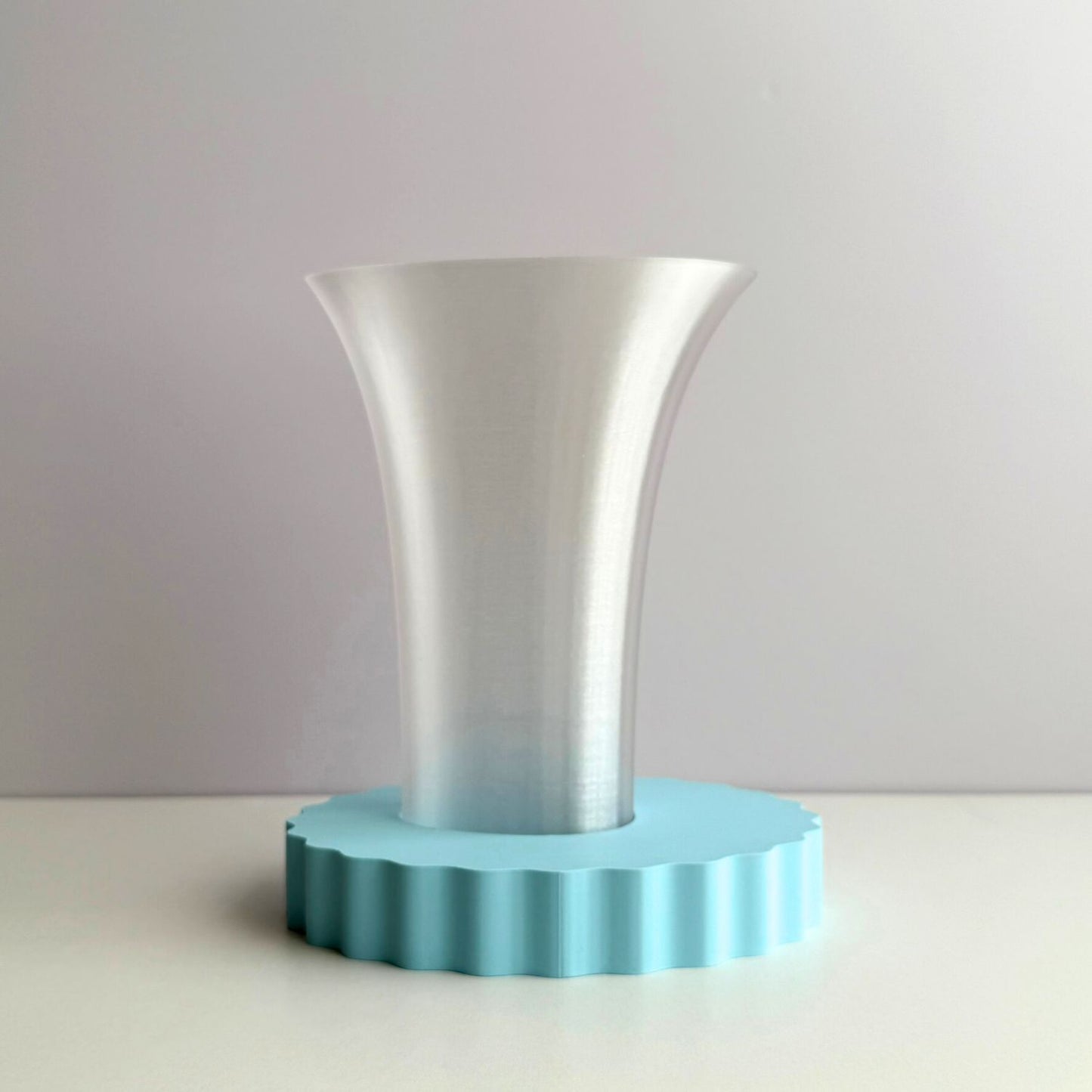 Flare Vase/Oval Plate Set