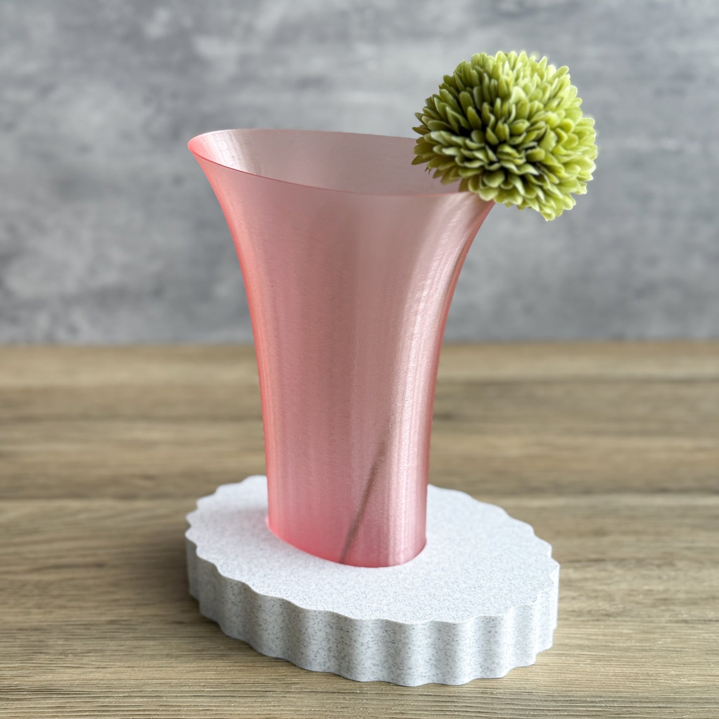 Flare Vase/Oval Plate Set