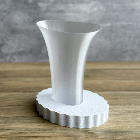 Flare Vase/Oval Plate Set
