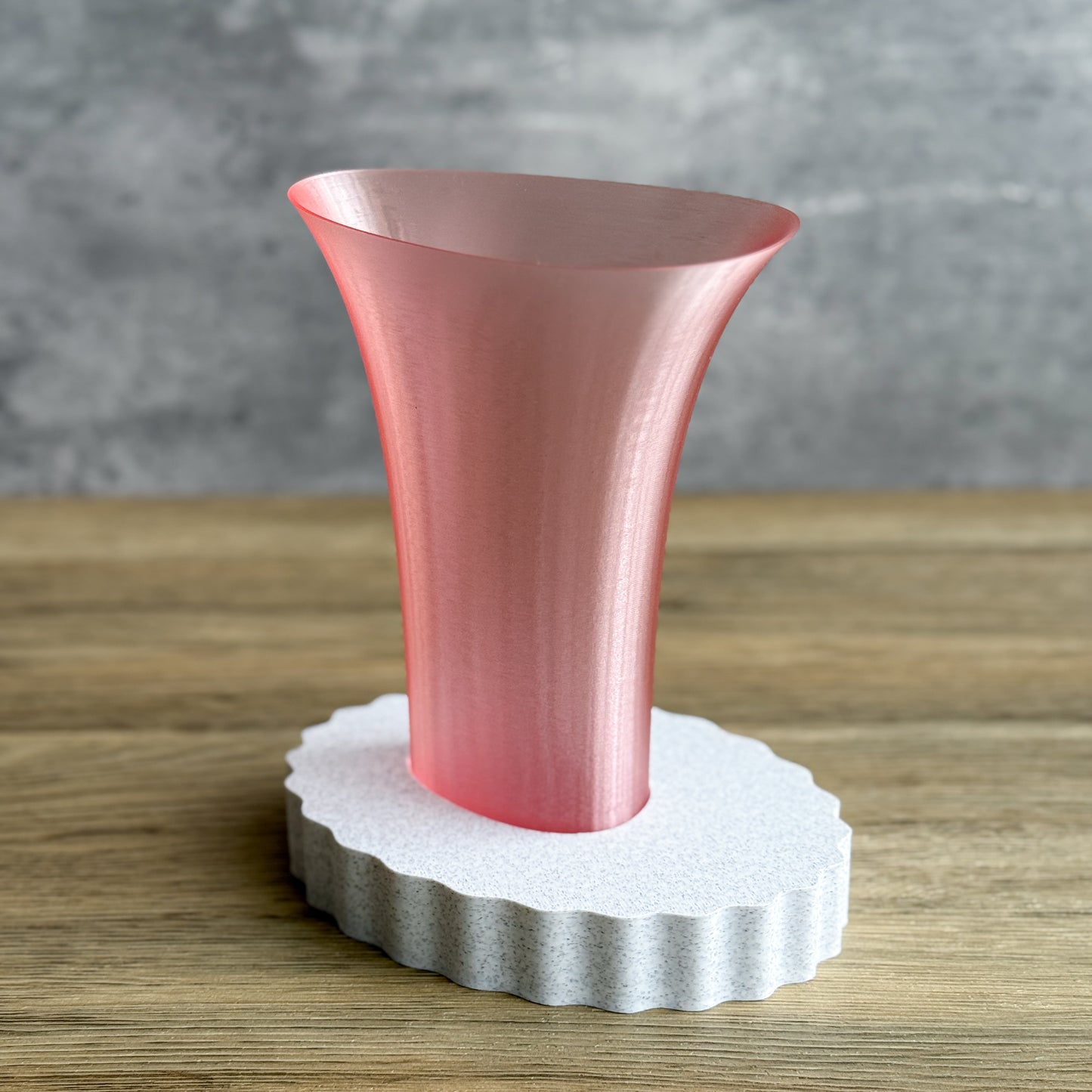 Flare Vase/Oval Plate Set