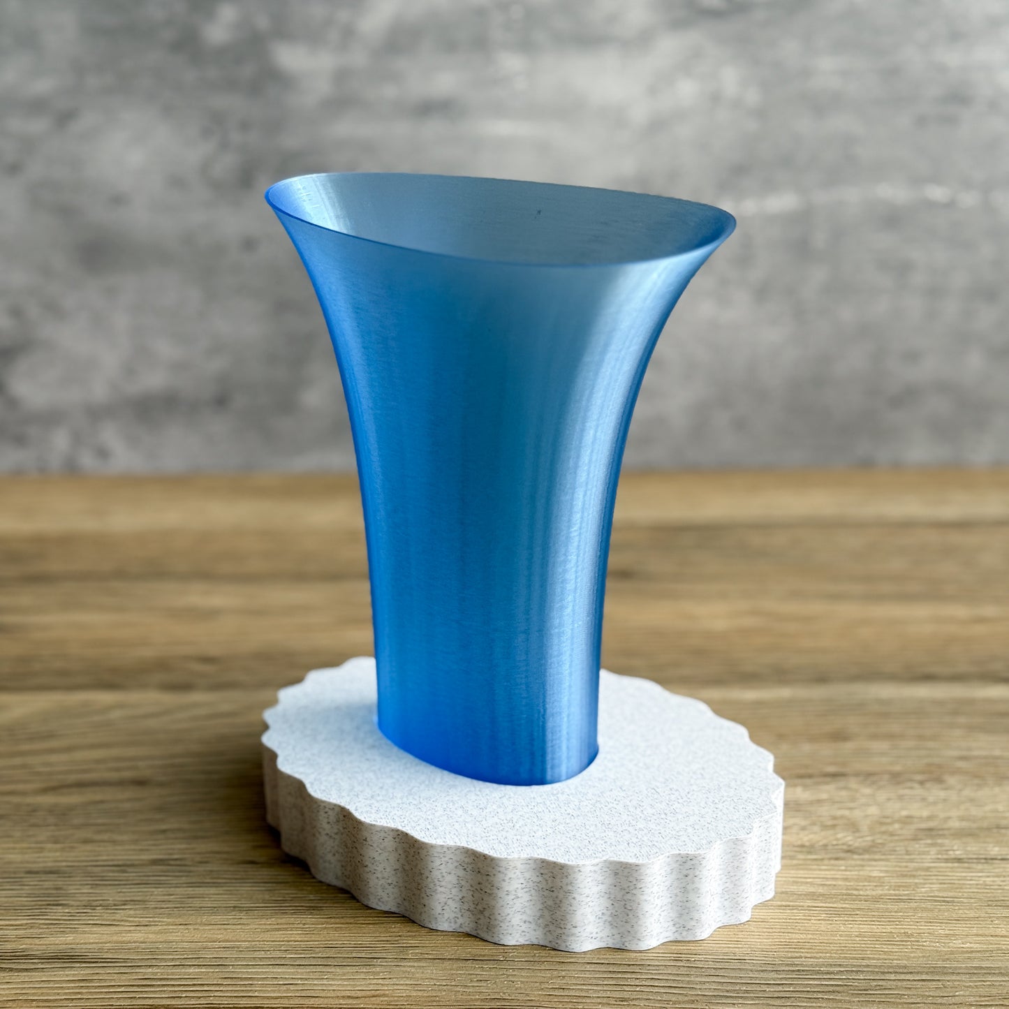Flare Vase/Oval Plate Set