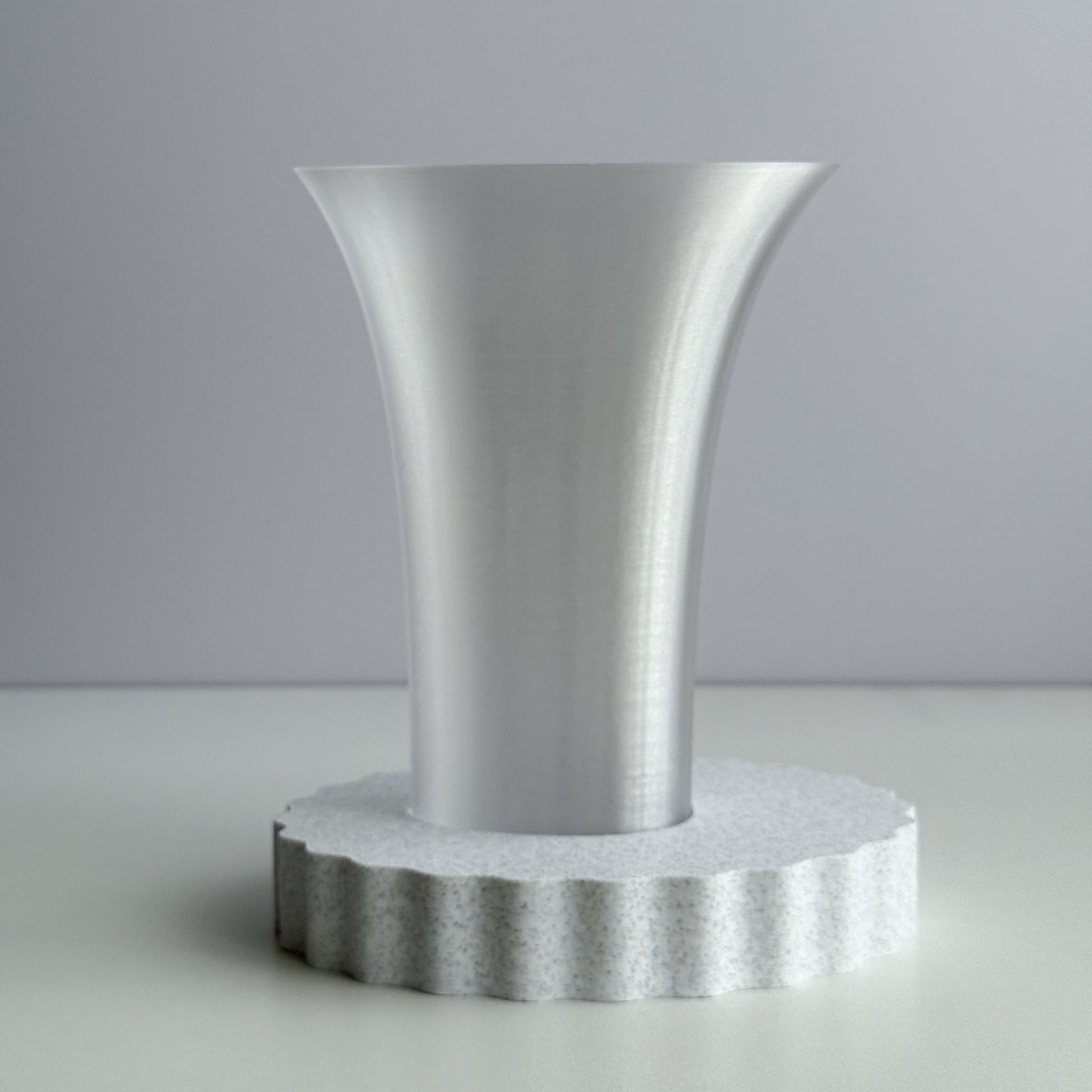 Flare Vase/Oval Plate Set