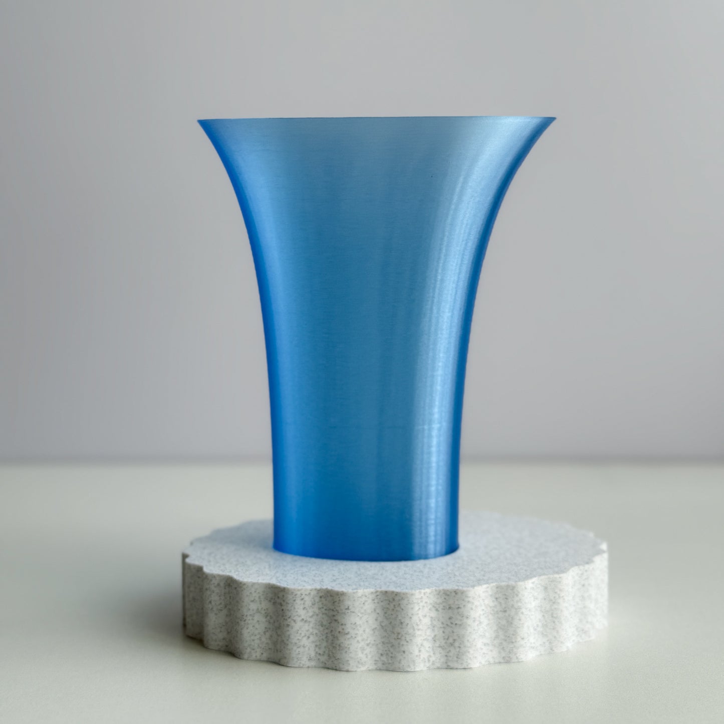 Flare Vase/Oval Plate Set