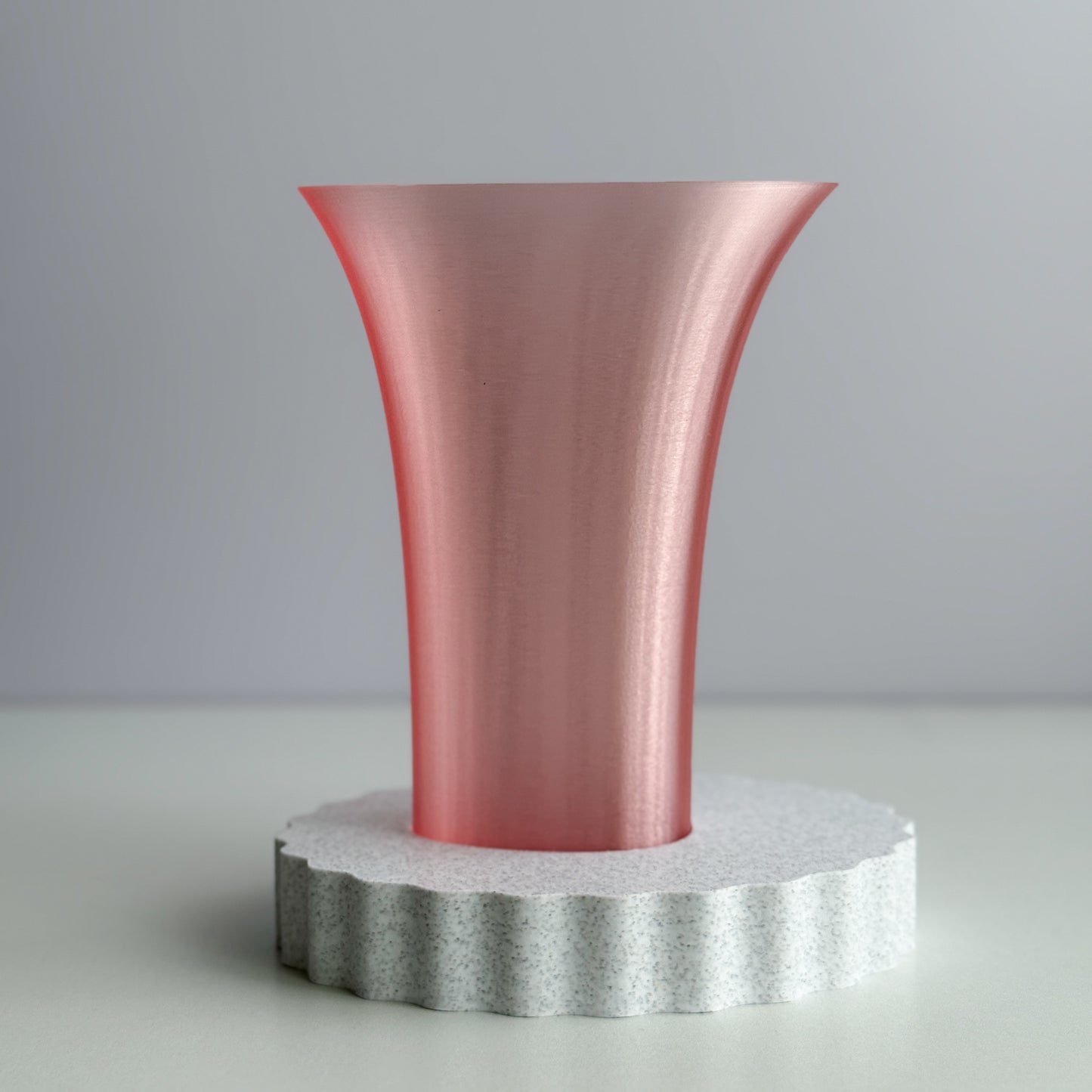 Flare Vase/Oval Plate Set