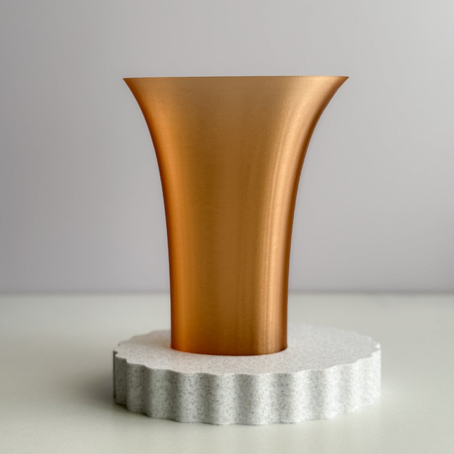 Flare Vase/Oval Plate Set
